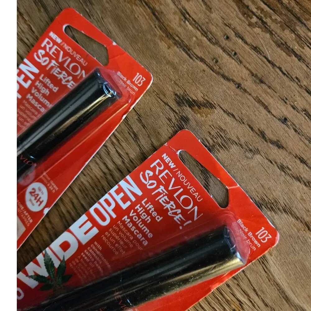 LOT of 2 Revlon So Fierce Lifted High Volume Mascara 103 Black Brown